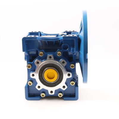 NMRV90 ওয়ার্ম গিয়ার বক্স 0.06kW-7.5kW ইনপুট ফ্ল্যাঞ্জ বড় আউটপুট টর্ক সহ