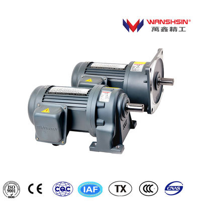 উচ্চ টর্ক অ্যালুমিনিয়াম এসি গিয়ার মোটর 9W 91KW 400RPM