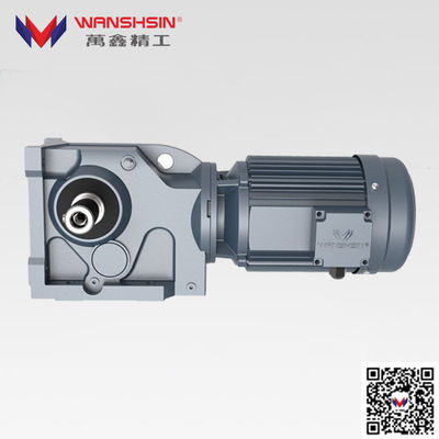 Wanshsin 20CrMnTi Helical Bevel Gear Motor K Series Foot Mounted
